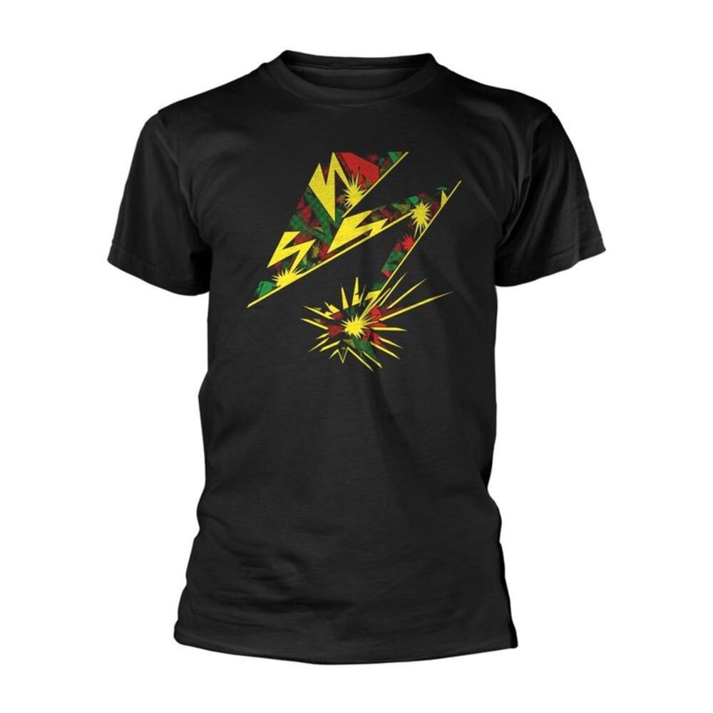 Bad Brains Unisex Adult Camo Bolt T-Shirt / Black